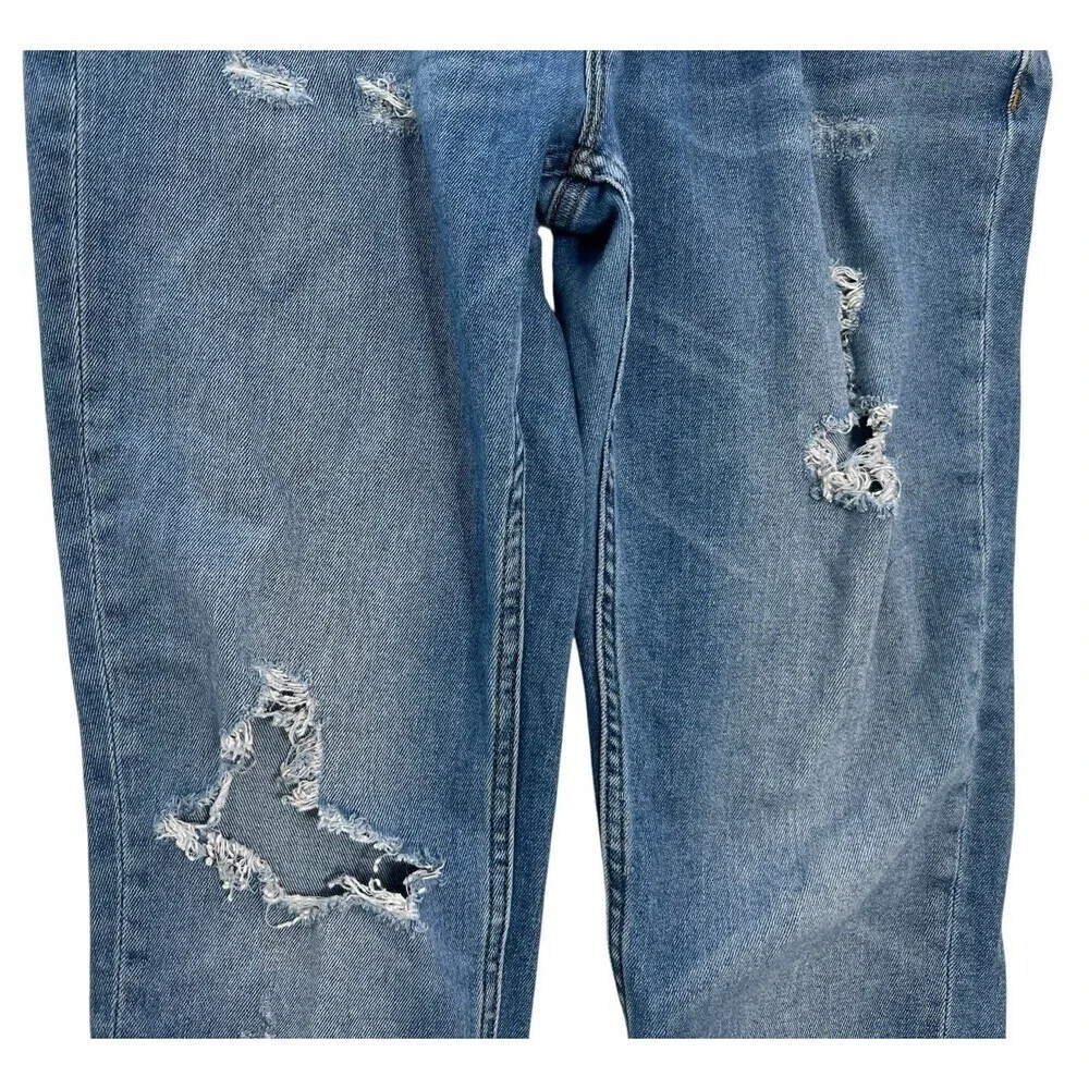 Vigoss Jagger Skinny Jeans Womens Size 29 x 27 Medium Wash Distressed Denim